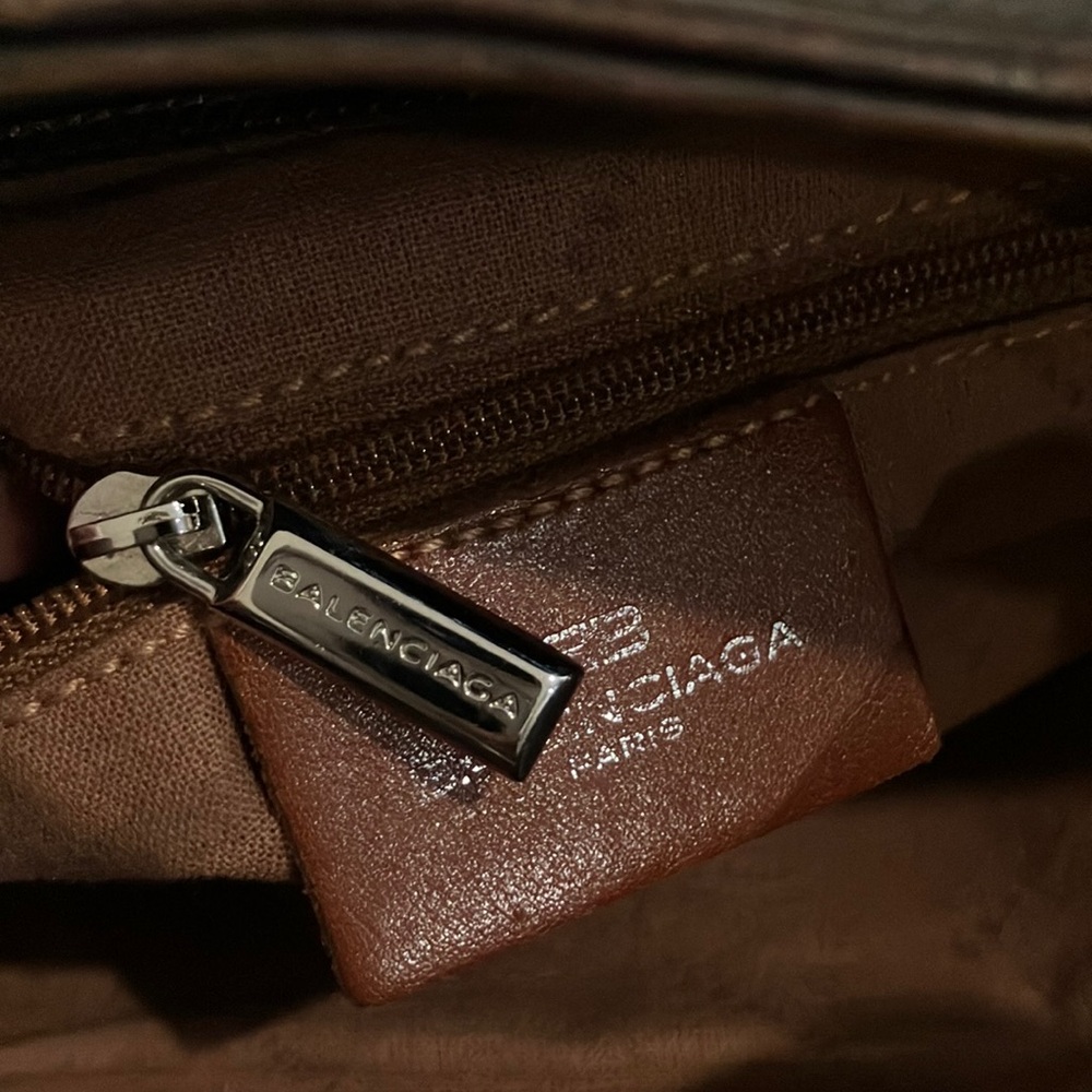 Vintage Balenciaga chocolate brown bag - Picture 7 of 8